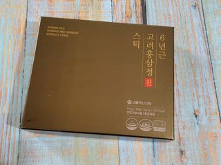 서울약사신협_6년근 고려홍삼정 천스틱 10g 30포 — 5점을 준 리뷰어가 2021년 11월 올린 사용 사진