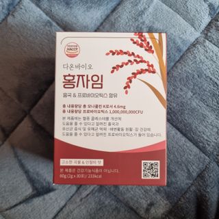 하루 1포로 콜레스테롤, 유산균, 고역가 소화효소까지 한번에 섭취! 다온바이오 홍자임 1개월분(30포) — 5점을 준 리뷰어가 2022년 11월 올린 사용 사진