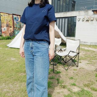 로서울 High Neck T-Shirt Navy, Gray — 5점을 준 리뷰어가 2021년 5월 올린 사용 사진