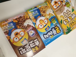 씨알푸드 뽀로로 시리얼 3종 — 5점을 준 리뷰어가 2022년 2월 올린 사용 사진