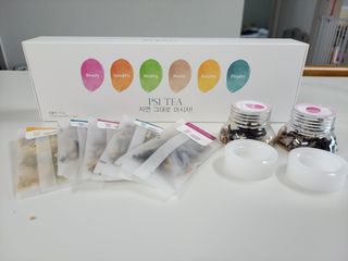 K-doraji K도라지  냉침 허브차 싸이티세트 (냉침용 캡차*2개  3종 리필차*5개) — 2점을 준 리뷰어가 2022년 6월 올린 사용 사진