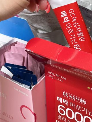 메타아르기닌 GC녹십자웰빙 메타 아르기닌 6000 플러스 오르니틴 — 5점을 준 리뷰어가 2022년 6월 올린 사용 사진
