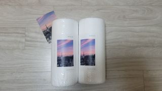 부직포나라 중금속유해물질ZERO 뜯어쓰는 주방 일회용수세미 60매 2매 — 5점을 준 리뷰어가 2022년 10월 올린 사용 사진