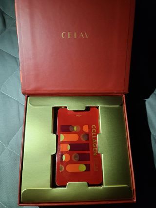 프리마인 귀족의 콜라겐, 92배 흡수율. 럭셔리 프리미엄 셀라브 콜라겐필름 30매 — 4점을 준 리뷰어가 2021년 10월 올린 사용 사진