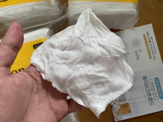 디어엘로디 프리미엄 유기농 유아 솜티슈 60매  2 + 1 PACK — 5점을 준 리뷰어가 2021년 3월 올린 사용 사진