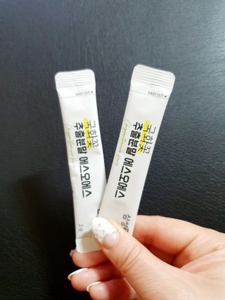 체인미 국화꽃 추출분말 에스오에스 곡류효소 과일채소 17종 혼합 분말 스틱 — 4점을 준 리뷰어가 2022년 1월 올린 사용 사진