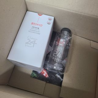 클린24시간 1BOX(5포) + 전용보틀(500ml) — 5점을 준 리뷰어가 2022년 8월 올린 사용 사진