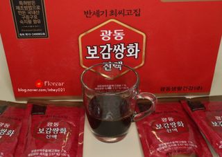광동생활건강 [광동]진하고 깊은 풍미, 광동 보감쌍화진액 100mL * 18포 — 4.5점을 준 리뷰어가 2024년 8월 올린 사용 사진