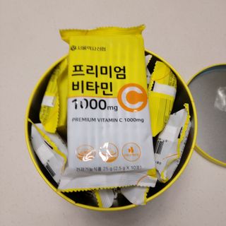 서울약사신협 프리미엄비타민C1000_2.5G x 100포 — 4.5점을 준 리뷰어가 2021년 1월 올린 사용 사진