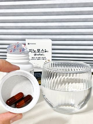 프리마인 홍삼의 강력한 에너지, 이제는 흡수율을 높인 최첨단 캡슐로 간편하게 초고속 충전하세요. — 5점을 준 리뷰어가 2022년 4월 올린 사용 사진