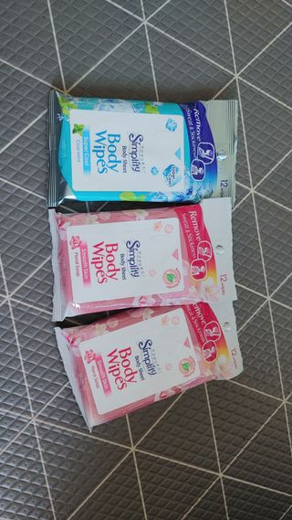 [심플리티] 한 장으로 향기롭게, 산뜻하게 바디시트 2종 + 랜덤향1개 총 3팩구성 — 4점을 준 리뷰어가 2021년 5월 올린 사용 사진