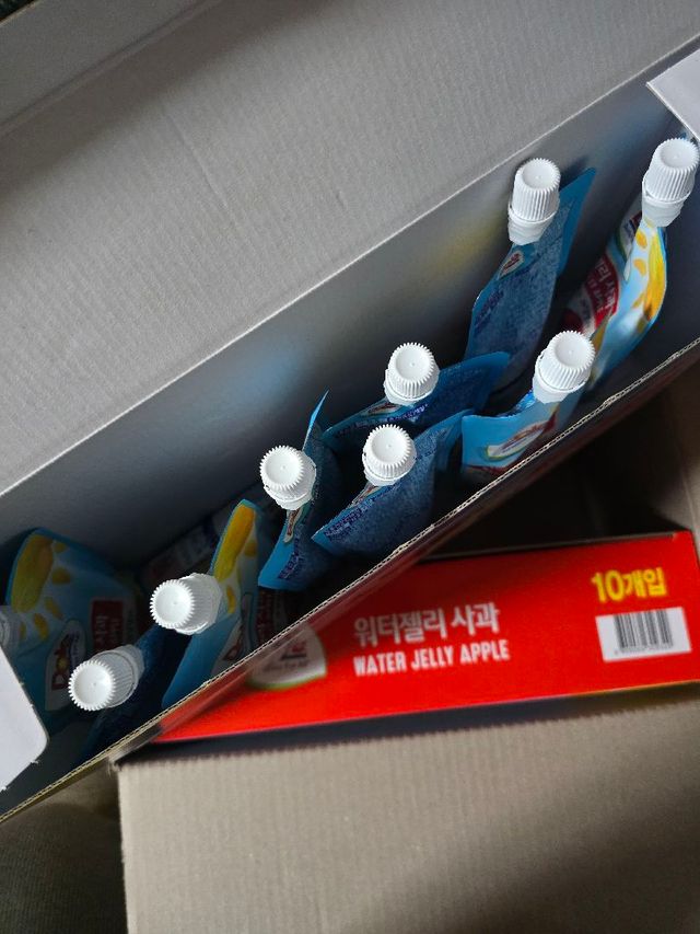 [Dole] 워터젤리 망고/사과/복숭아 130ml*10입*2Box (맛 랜덤발송) 리뷰 사진