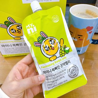 일동제약 마이니 마이니 쏙빠진 곤약젤리 — 5점을 준 리뷰어가 2021년 2월 올린 사용 사진