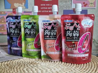 ORIHIRO 오리히로 곤약젤리 제로칼로리 130g 4종 4팩(맛별로 1팩씩) — 5점을 준 리뷰어가 2023년 3월 올린 사용 사진