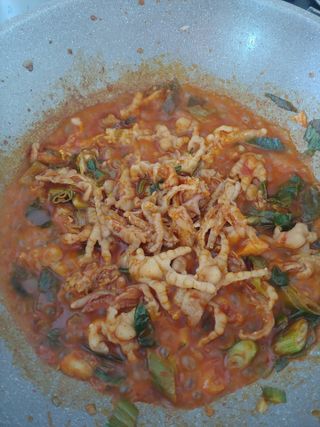 불타 호랑이 닭발 250g — 4.5점을 준 리뷰어가 2021년 7월 올린 사용 사진