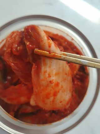 셰프애찬 알배기 겉절이 김치 1kg — 5점을 준 리뷰어가 2022년 11월 올린 사용 사진