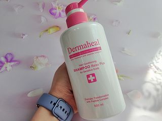 더마힐 헤어 컨디셔닝 샴푸 릴렉스 500ml — 5점을 준 리뷰어가 2021년 3월 올린 사용 사진