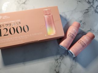 랩앤뷰티 메가 벨벳 콜라겐 12000 — 5점을 준 리뷰어가 2021년 5월 올린 사용 사진
