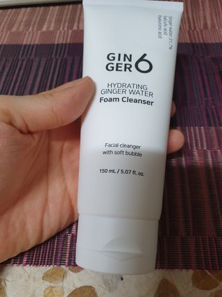 GINGER6 하이드레이팅 진저 워터 폼클렌징 — 5점을 준 리뷰어가 2021년 10월 올린 사용 사진