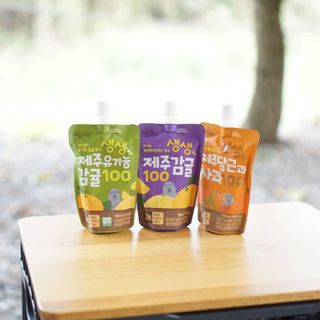 탐라원 건강 어린이 주스, 생생한 주스 3종 - 유기 감귤 주스, 당근과 사과 주스, 감귤 주스 — 5점을 준 리뷰어가 2021년 10월 올린 사용 사진