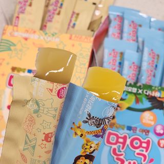 다나음 셀렌에 빠진 아연면역젤리 열대과일맛+사과맛 — 5점을 준 리뷰어가 2023년 1월 올린 사용 사진