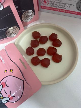 일동제약 마이니 마이니 늘씬날씬 콜라겐 세트 — 4점을 준 리뷰어가 2021년 2월 올린 사용 사진