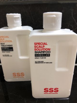 트리플에스 탈모 샴푸 275ml + 실크 트리트먼트 275ml — 4.5점을 준 리뷰어가 2021년 2월 올린 사용 사진
