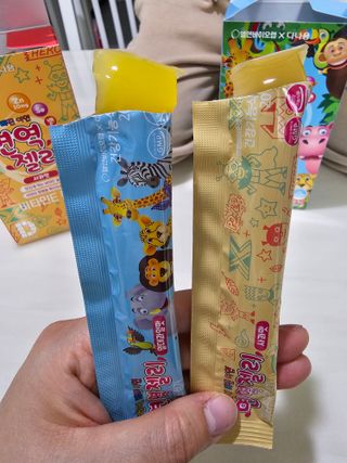 다나음 셀렌에 빠진 아연면역젤리 열대과일맛+사과맛 — 5점을 준 리뷰어가 2023년 4월 올린 사용 사진