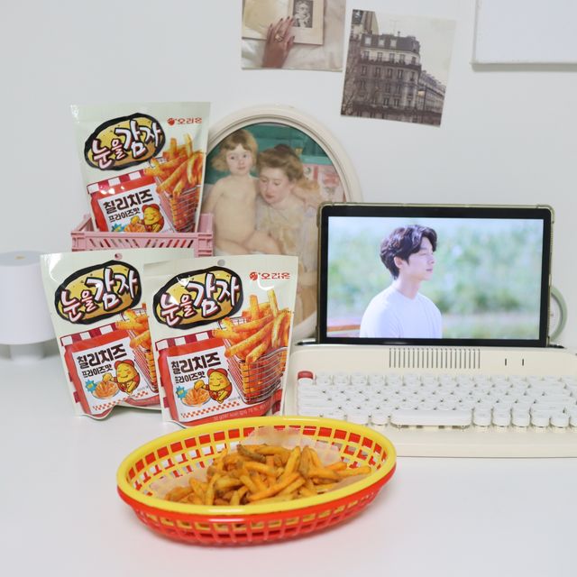 눈을감자 칠리치즈 프라이즈맛 리뷰 사진