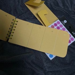 리훈 언더모니터 위클리 플래너 + 다정한 스티커 8mm 원형 칼라 얼굴 표정 1장 — 4점을 준 리뷰어가 2022년 3월 올린 사용 사진