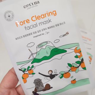 세뚜아(Cettua) [세뚜아] 포어 클리어링 마스크 Cettua Pore Clearing facial mask 5매 — 5점을 준 리뷰어가 2024년 3월 올린 사용 사진