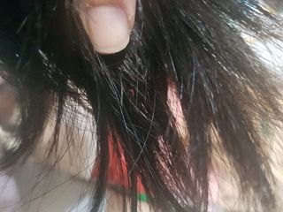 헤어플러스 컬러본드 샴푸300+트리트먼트300+에센스95 — 5점을 준 리뷰어가 2021년 3월 올린 사용 사진