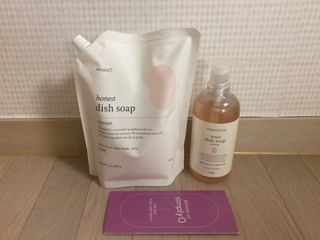 심플리오리빙 어니스트 주방세제 본품 500ml + 리필 900ml (코코넛향) — 5점을 준 리뷰어가 2022년 6월 올린 사용 사진