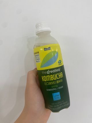 더그레잇티 콤부차 [매일유업] 더그레잇티 44kcal 콤부차 300ml *12개입 (오리지널 6개+베리리치 6개) — 5점을 준 리뷰어가 2023년 7월 올린 사용 사진