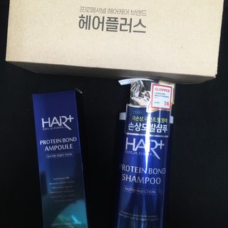 헤어플러스 단백질탈모샴푸 500ml+단백질본드앰플 145ml — 5점을 준 리뷰어가 2021년 3월 올린 사용 사진