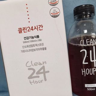 클린24시간 1BOX(5포) + 전용보틀(500ml) — 5점을 준 리뷰어가 2023년 8월 올린 사용 사진