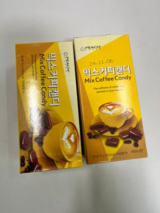(주) 피치코리아 믹스커피캔디76g x2개입 — 4점을 준 리뷰어가 2022년 11월 올린 사용 사진