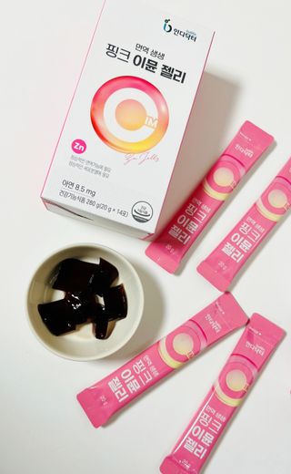 [인디닥터] 면역 생생 핑크 이뮨 젤리 — 5점을 준 리뷰어가 2022년 6월 올린 사용 사진