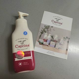 카프리나 산양밀크 모이스춰라이징 바디로션 350ml(오리지널향) — 5점을 준 리뷰어가 2023년 4월 올린 사용 사진