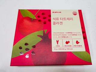 서울약사신협_석류 타트체리 콜라겐_10g x 30포 — 5점을 준 리뷰어가 2021년 8월 올린 사용 사진