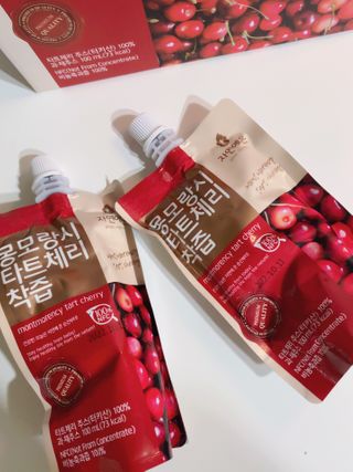 자연에온 몽모랑시 타트체리 착즙 100mL 10개입 2BOX — 5점을 준 리뷰어가 2021년 1월 올린 사용 사진