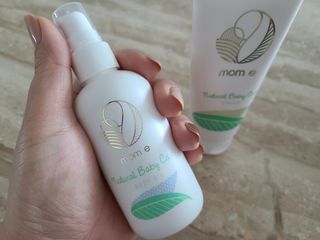 mom e 맘이 내추럴 베이비 케어 크림+바디오일 — 5점을 준 리뷰어가 2021년 2월 올린 사용 사진