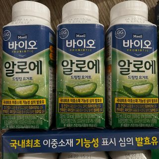 LIVE 매일바이오 알로에 드링킹 요거트 — 5점을 준 리뷰어가 2022년 4월 올린 사용 사진