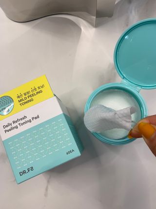 닥터에프파이브 데일리 리프레쉬 필링 토닝 패드 60매 — 5점을 준 리뷰어가 2022년 5월 올린 사용 사진