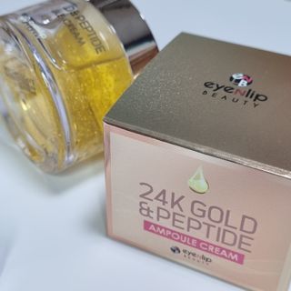 아이앤립 / EYENLIP 아이앤립 24K 골드 N 펩타이드 앰플 크림 — 5점을 준 리뷰어가 2021년 7월 올린 사용 사진