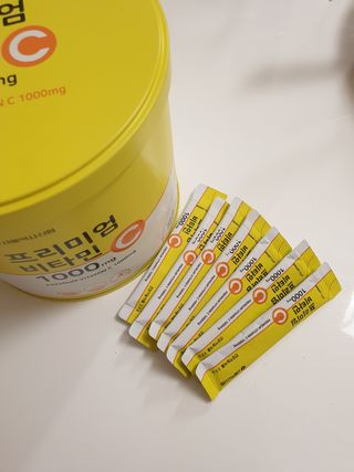 서울약사신협 프리미엄비타민C1000_2.5G x 100포 — 5점을 준 리뷰어가 2020년 12월 올린 사용 사진
