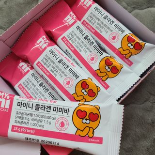 일동제약 마이니 마이니 늘씬날씬 콜라겐 세트 — 5점을 준 리뷰어가 2021년 2월 올린 사용 사진
