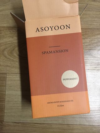 아소윤 건조하고 지친 피부에 힐링을 기분좋은 향기 스파맨션 바디오일 마사지오일 5종 중 1개 랜덤발송-2 — 4점을 준 리뷰어가 2021년 10월 올린 사용 사진