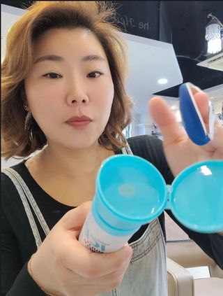 마이디플러스 아이스멀티쉴드 BC Air Puff — 5점을 준 리뷰어가 2021년 11월 올린 사용 사진
