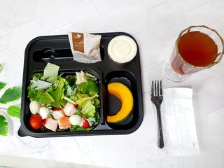 참살이도시락 작심삼일 샐러드도시락 3개 맛보기 새벽배송 또는 택배배송 — 5점을 준 리뷰어가 2021년 9월 올린 사용 사진